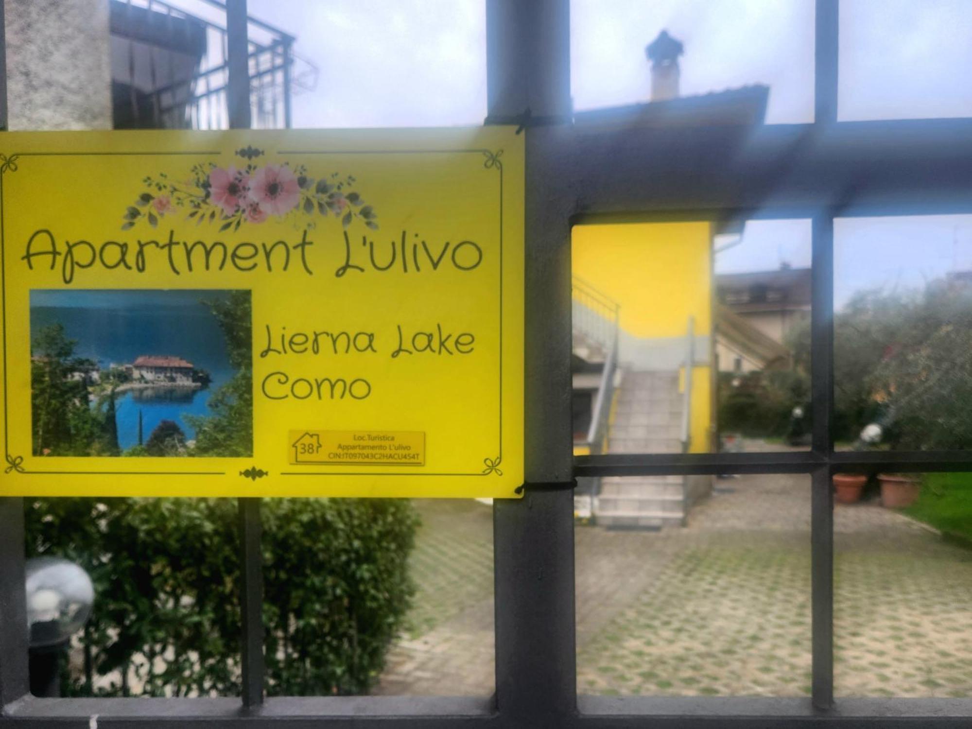 Apartment L'Ulivo Lake View Private Road 5 Kilometers From Varenna Лиерна Екстериор снимка